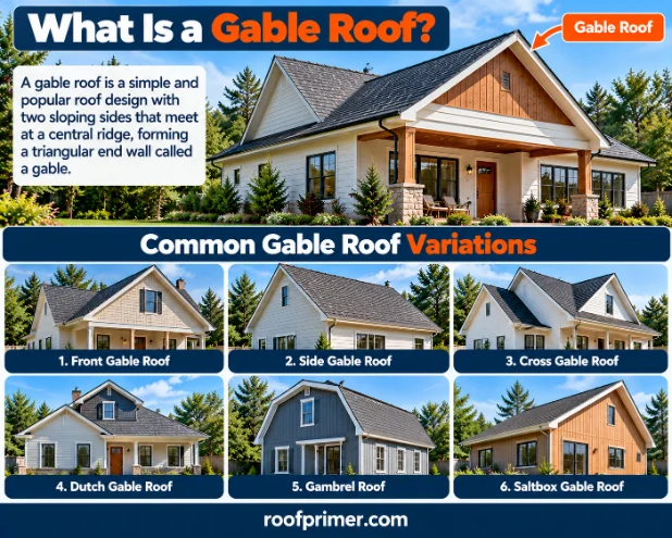 What Is a Gable Roof and its variations
