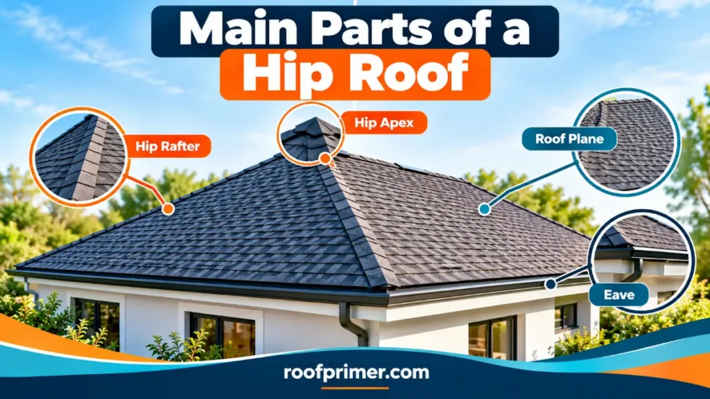 What Is a Hip Roof? Types, Parts, Pros and Cons, Costs and Design Guide 2 Main Parts of a Hip Roof