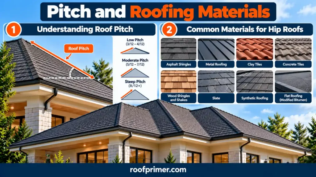Pitch and Roofing Materials
