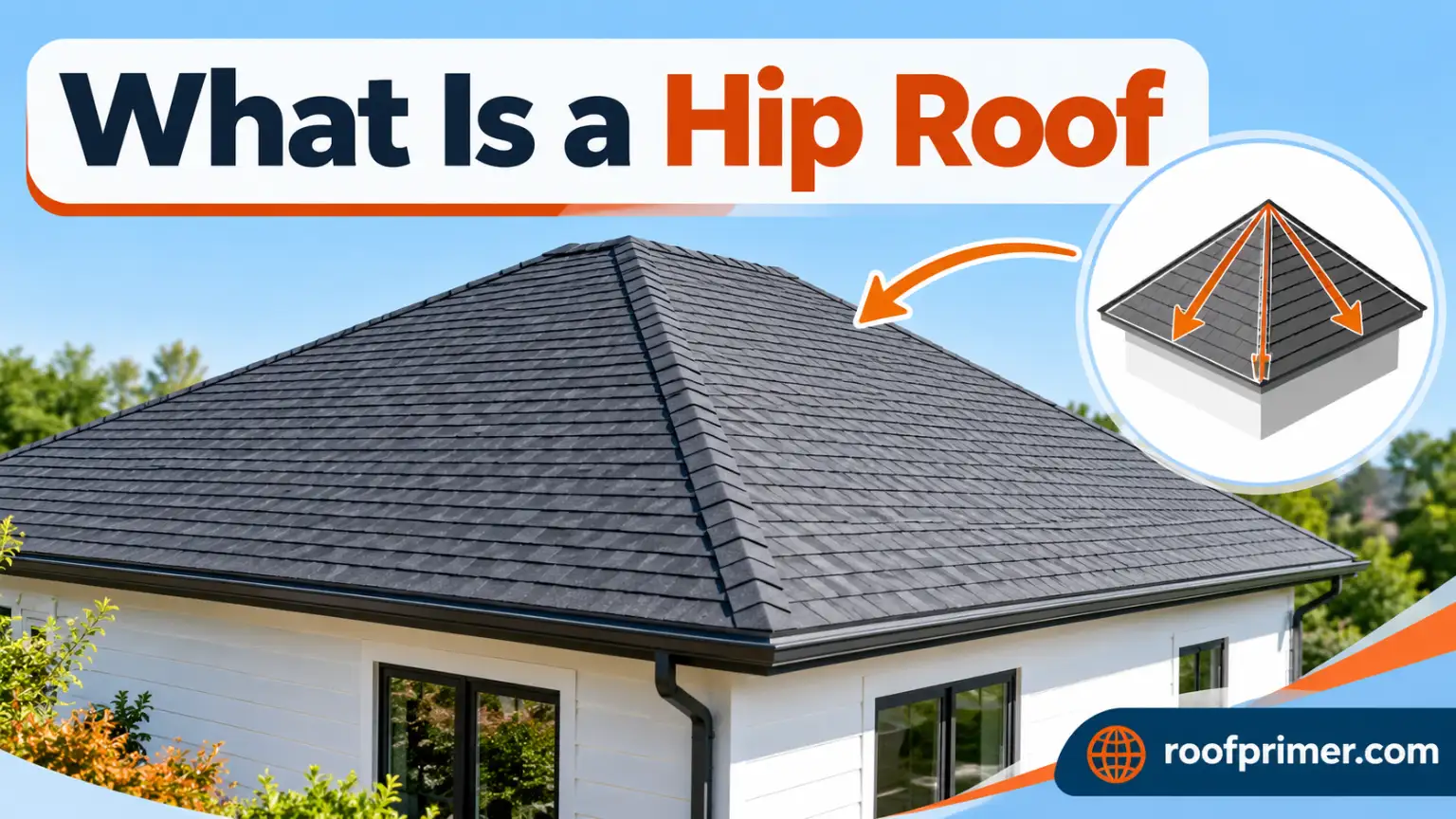 What Is a Hip Roof? Types, Parts, Pros and Cons, Costs and Design Guide 1 What Is a Hip Roof