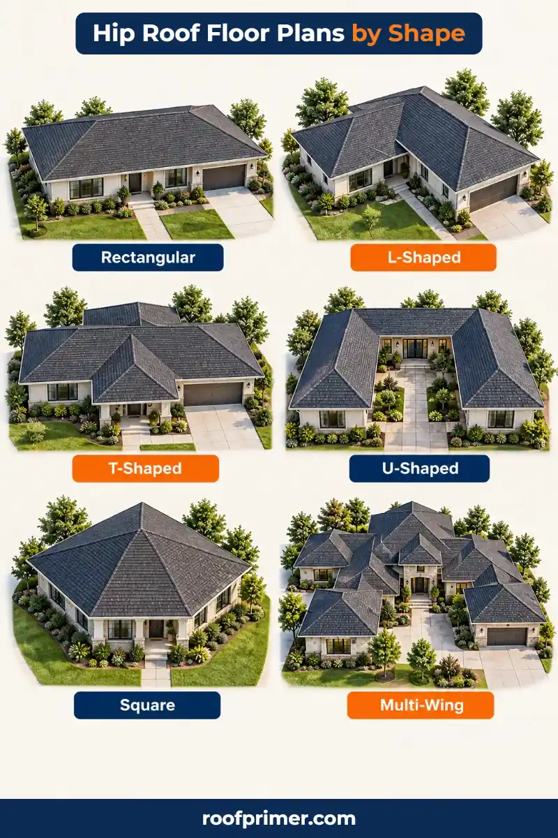 Hip Roof Floor Plans by Shape hip roof floor plans by shape