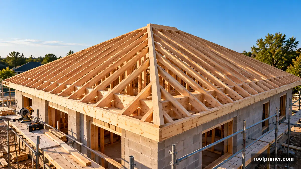Hip Roof Framing: Diagram, Layout and Step-by-Step Construction 1 hip roof framing