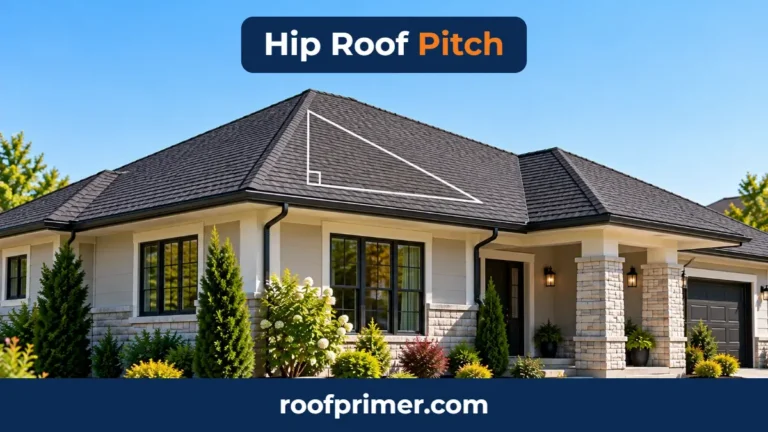 hip roof pitch