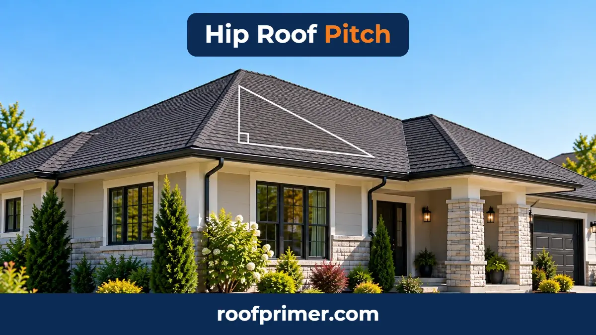 hip roof pitch