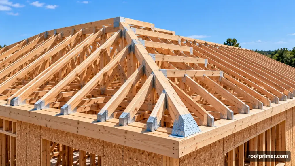 Hip Roof Trusses: Types, Structural Design, Cost and Rafters Compared 3 step-down hip truss end style